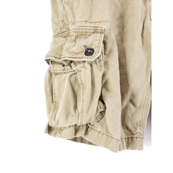 American Eagle Classic Cargo Shorts Men's Size 30 Tan - Picture 5 of 6